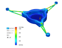 Finite element analysis of generative design racing drone