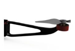 Generative design drone arm and motor mount