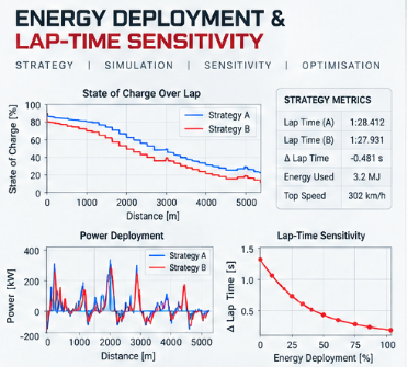 Energy Deployment and Lap-Time Sensitivity