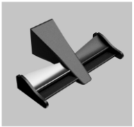 Front wing CAD render