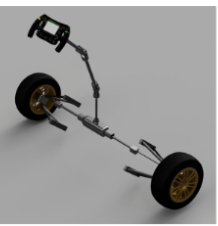 Complete steering system assembly