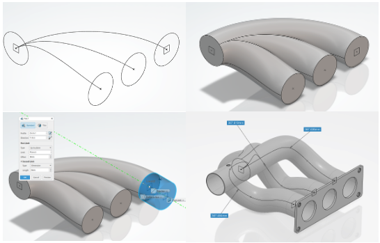 V6 exhaust surfacing development overview
