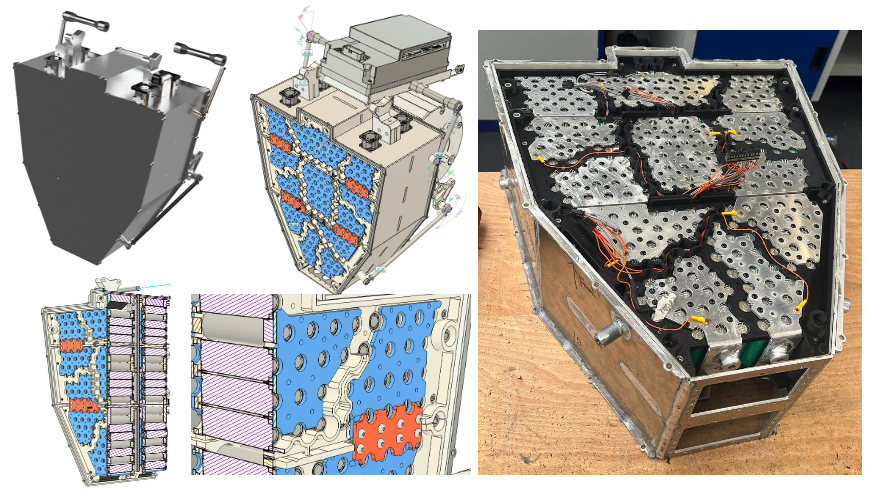 Warwick Moto battery pack CAD assembly