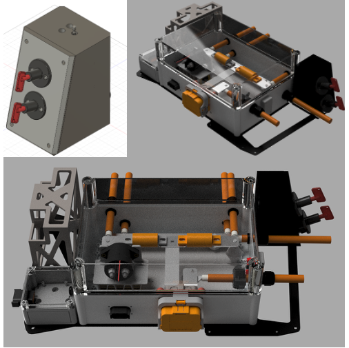 Warwick Racing high voltage and low voltage box assembly